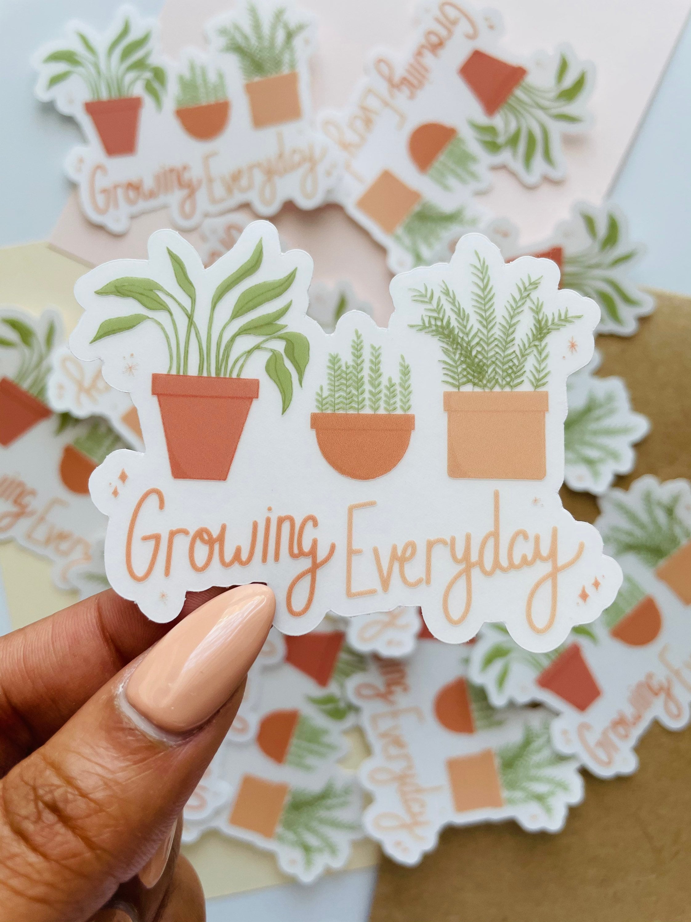 24ct House Plants Stickers