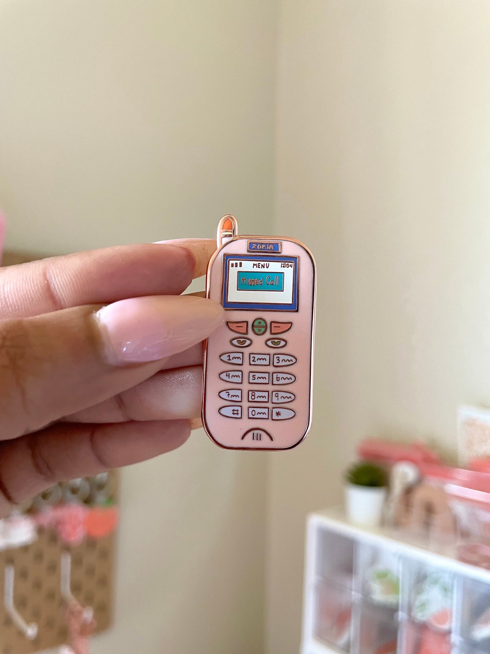 Snake Game Nokia 3310 Enamel Pin Brick Phone Enamel Pin 