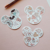 Magical Mouse Ear Balloons Vinyl Sticker