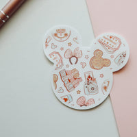 Small World Mouse Ears Vinyl Sticker